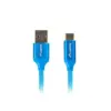 Lanberg CA-USBO-22CU-18-BL Cabo USB Type-C Macho para USB A Macho 1,8m Azul