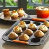 Le Creuset Forma de Aço Carbono Antiaderente 12 Mini Cupcakes Cinzento/Laranja