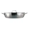 Le Creuset Caçarola Baixa Inox 30cm Prata