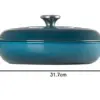 Le Creuset Caçarola de Ferro Fundido Baixa 30cm Deep Teal