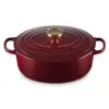 Le Creuset Cocotte Oval Ferro Fundido 4,1L Granada Signature
