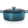 Le Creuset Cocotte Oval Ferro Fundido 4,7L Deep Teal