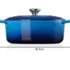Le Creuset Cocotte Oval Ferro Fundido 6,3L Azul Evolution
