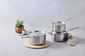 Le Creuset Conjunto de Panelas Inox com 3 Tamanhos