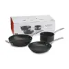 Le Creuset Conjunto de utensílios de alumínio antiaderente 16cm, 24cm e 26cm
