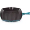 Le Creuset Frigideira de Ferro Fundido Esmaltado 44,3×29,9cm Deep Teal Grill