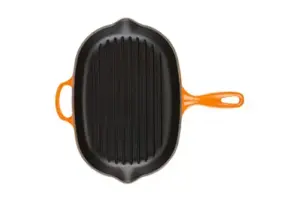 Le Creuset Frigideira Ferro Fundido Oval Grill 32cm Vulcânico