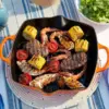 Le Creuset Grelha de Ferro Fundido 30cm Vermelha