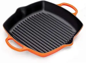 Le Creuset Grelha Ferro Fundido Quadrada 30cm Vulcânico