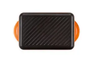 Le Creuset Grelhador Ferro fundido 38,5×21,8×3,1 cm Vulcânico