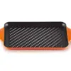 Le Creuset Grelhador Ferro fundido 38,5×21,8×3,1 cm Vulcânico