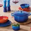 Le Creuset Panela de Ferro Fundido 22cm Azul Evolution