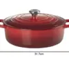 Le Creuset Panela de Ferro Fundido Risoto 6-8 Pessoas Cereja
