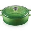 Le Creuset Panela oval ferro fundido 6,3L Bamboo