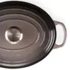 Le Creuset Panela Oval Ferro Fundido 6,75L Flint