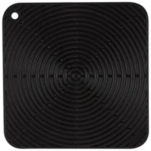 Le Creuset Protetor de Silicone Preto 29x29cm Tapete Antiderrapante