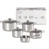 Le Creuset Trem de Cozinha Inox 3ply Plus Vidro 18cm, 20cm, 24cm