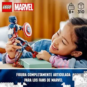 LEGO Captain America 76258 Figura de Construção Marvel Idade 8+
