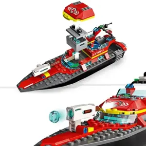 LEGO City 60373 Barco de Resgate dos Bombeiros
