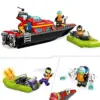 LEGO City 60373 Barco de Resgate dos Bombeiros