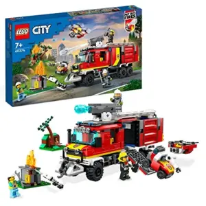 LEGO City 60374 Camião de Controlo de Incêndios Verde para Crianças 6 Anos