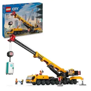 LEGO City Grua de Construção 60409 Móvel Amarela para Meninos a Partir de 9 Anos