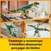 LEGO Creator 3 em 1 T. Rex 31151 Dinossauros Brinquedo Amarelo 9+