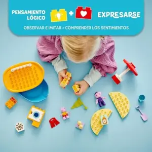 LEGO Duplo 10432 Viagem de Barco Peppa Pig Branco para 2 anos