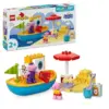 LEGO Duplo 10432 Viagem de Barco Peppa Pig Branco para 2 anos