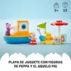 LEGO Duplo 10432 Viagem de Barco Peppa Pig Branco para 2 anos