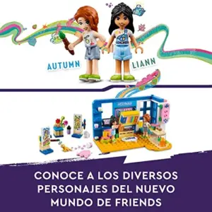 LEGO Friends Quarto da Liann 41739 Arte Crianças a partir de 6 anos