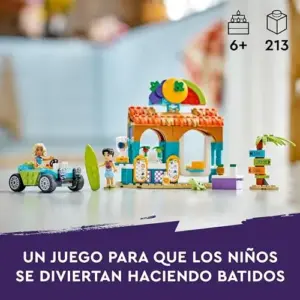 LEGO Friends Tenda de Smoothies na Praia 42625 Brinquedo de Praia para Meninas e Meninos 6+