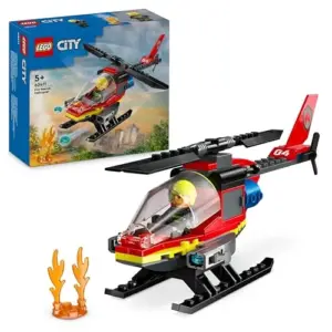 LEGO Helicóptero de Resgate Bombeiros 60411