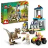 LEGO Jurassic World Fuga de Velociraptor 30 Anos Dinossauro Aventura