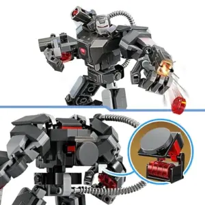 LEGO Marvel 76277 Armadura Mech de War Machine Brinquedo de Construção para Meninos e Meninas de 6 Anos