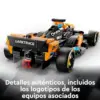 LEGO Speed Champions 76919 Carro de Corrida Fórmula 1 McLaren 2023 Preto e Papaia 9+
