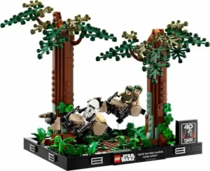 LEGO Star Wars 75353 Diorama da Perseguição de Speeder de Endor
