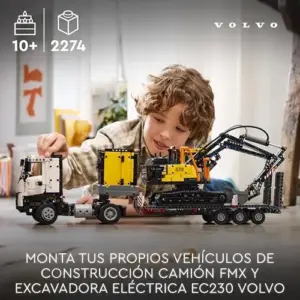 LEGO Technic 42175 Camião Volvo FMX com Escavadora Elétrica