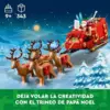 LEGO Tróle do Papai Noel 40499 Natal vermelho e dourado para crianças a partir de 9 anos