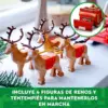 LEGO Tróle do Papai Noel 40499 Natal vermelho e dourado para crianças a partir de 9 anos
