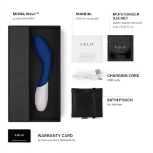 Lelo Mona Wave Vibrador Curvo Recarregável Azul