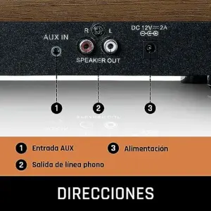 Lenco LS-100 Gira-Discos 2x10W