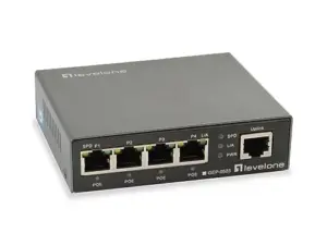 LevelOne GEP-0523 Switch 5-PORT Gigabit PoE