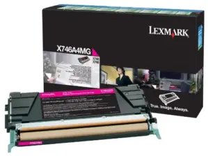 Lexmark X746A1MG Tinteiro laser magenta 7K