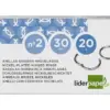 LiderPapel Argolas de Encadernação 25mm Niqueladas 20 unidades