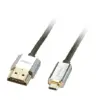 Lindy Hdmi High Speed Micro Hdmi 2m Slim Cromo