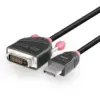 Lindy HDMi para DVI-D Single Link Cabo 0.5m Preto