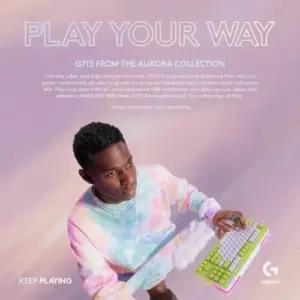 Logitech G713 Mecânico USB Type-C Branco Retroilumado