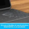 Logitech iPad 7th Gen Teclado Bluetooth Grey