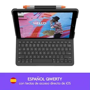 Logitech Slim Folio Grey 10.2″ Teclado Bluetooth para iPad 2019